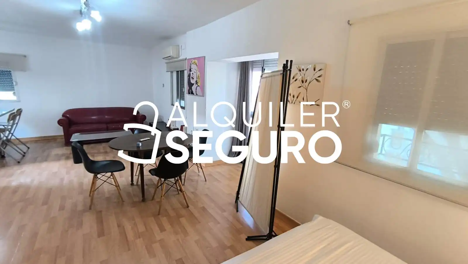 Bedroom of Study for rent in Sevilla  with Air Conditioner and Furnished