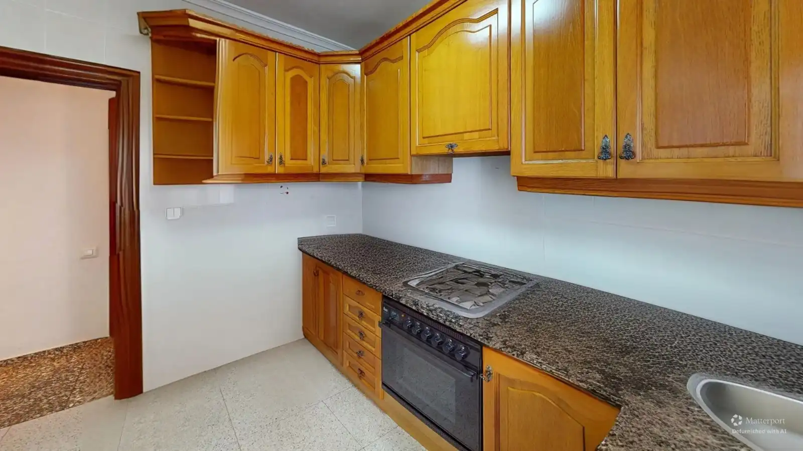 Cocina de Piso en venta en Alicante / Alacant con Amueblado