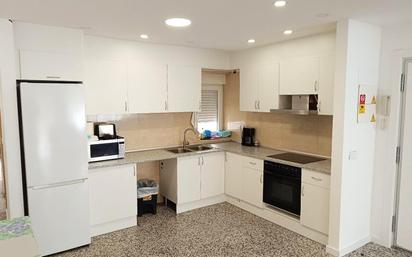 Kitchen of Flat for sale in Gandia  with Air Conditioner, Storage room and Balcony
