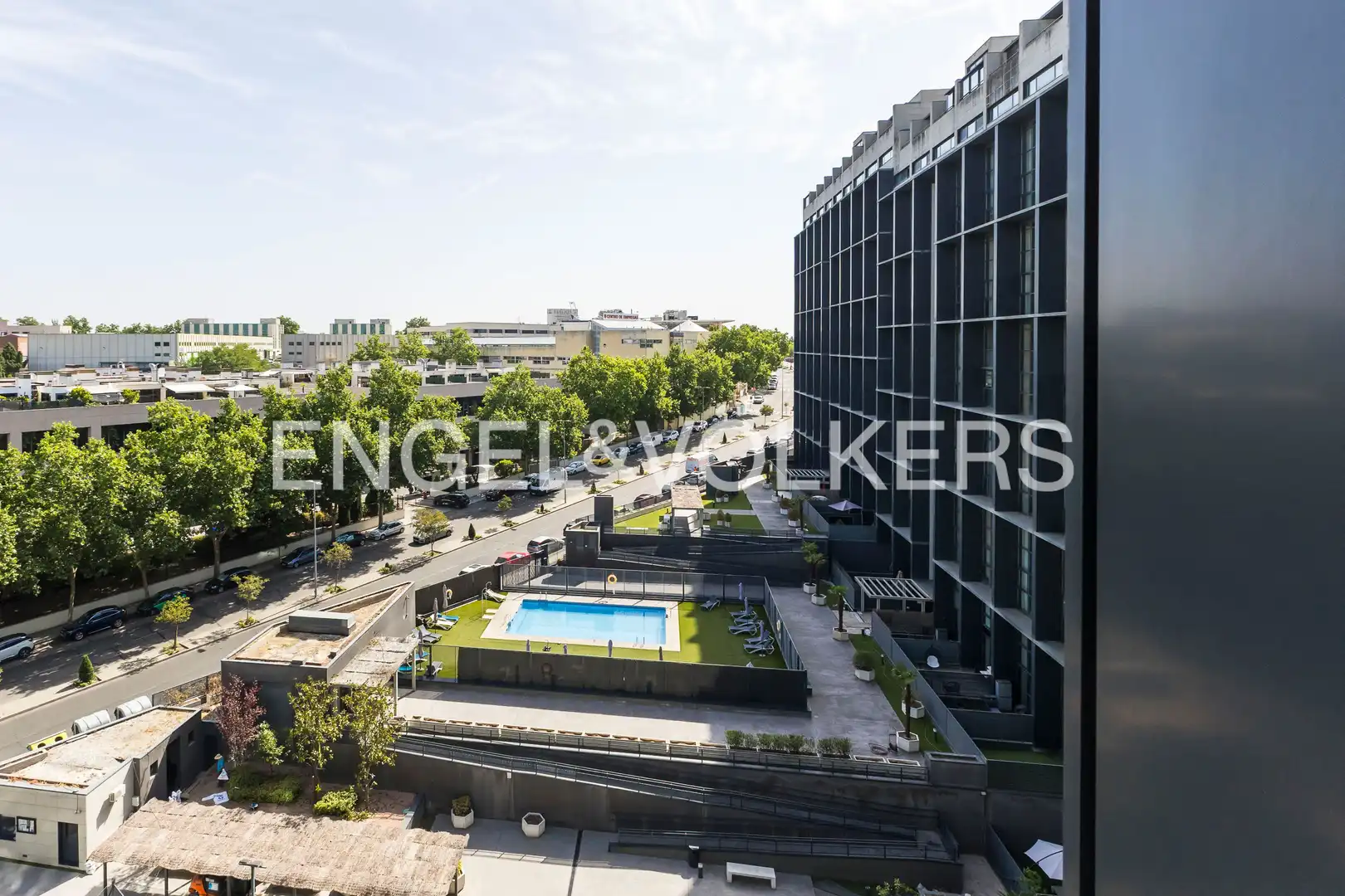 Terrassa de Loft de lloguer en San Sebastián de los Reyes amb Aire condicionat, Calefacció i Piscina