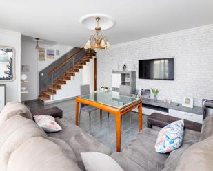 Living room of Single-family semi-detached for sale in Las Gabias  with Heating, Parquet flooring and Terrace