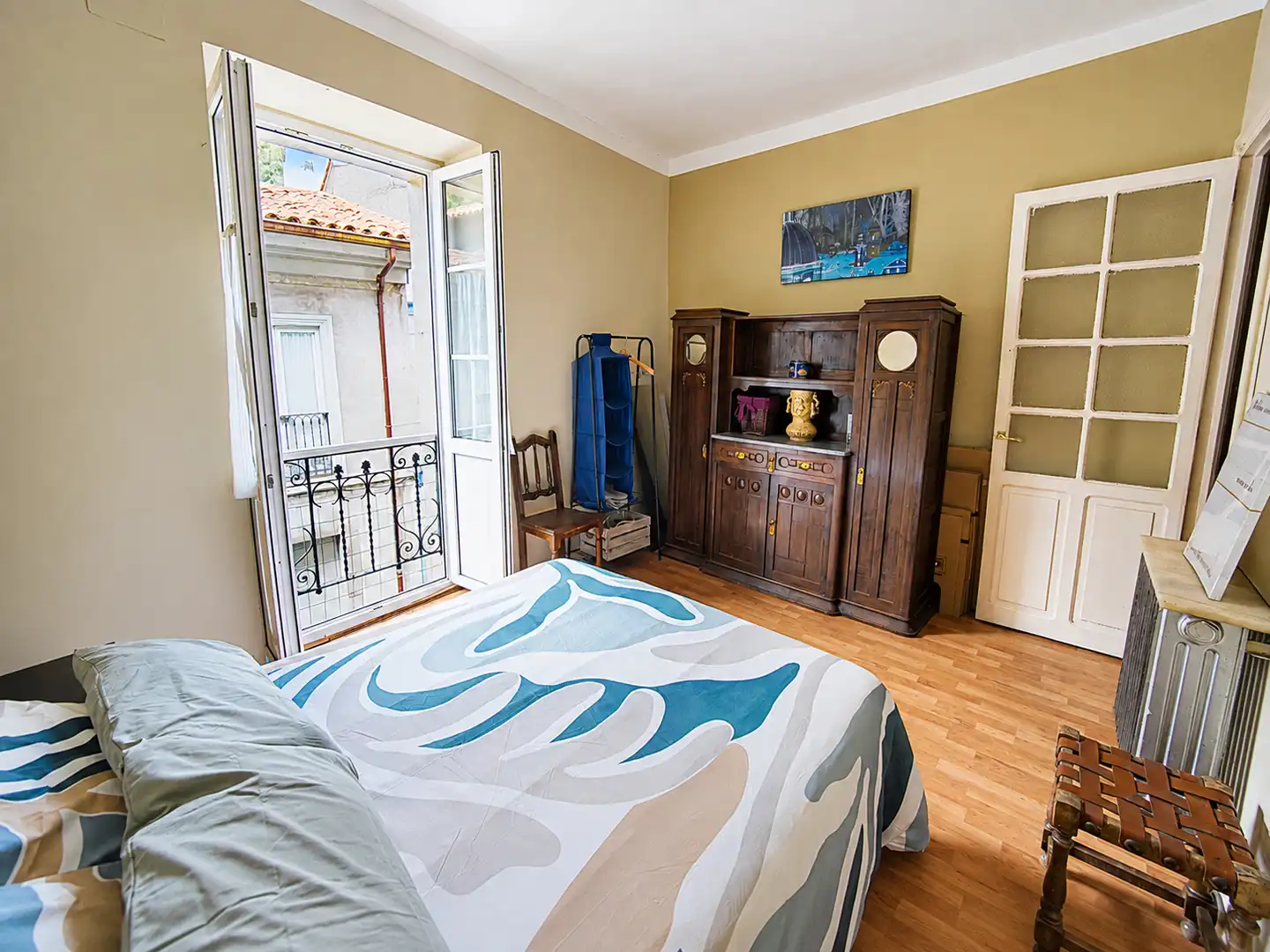 Bedroom of Flat for sale in Cudillero  with Heating, Private garden and Parquet flooring