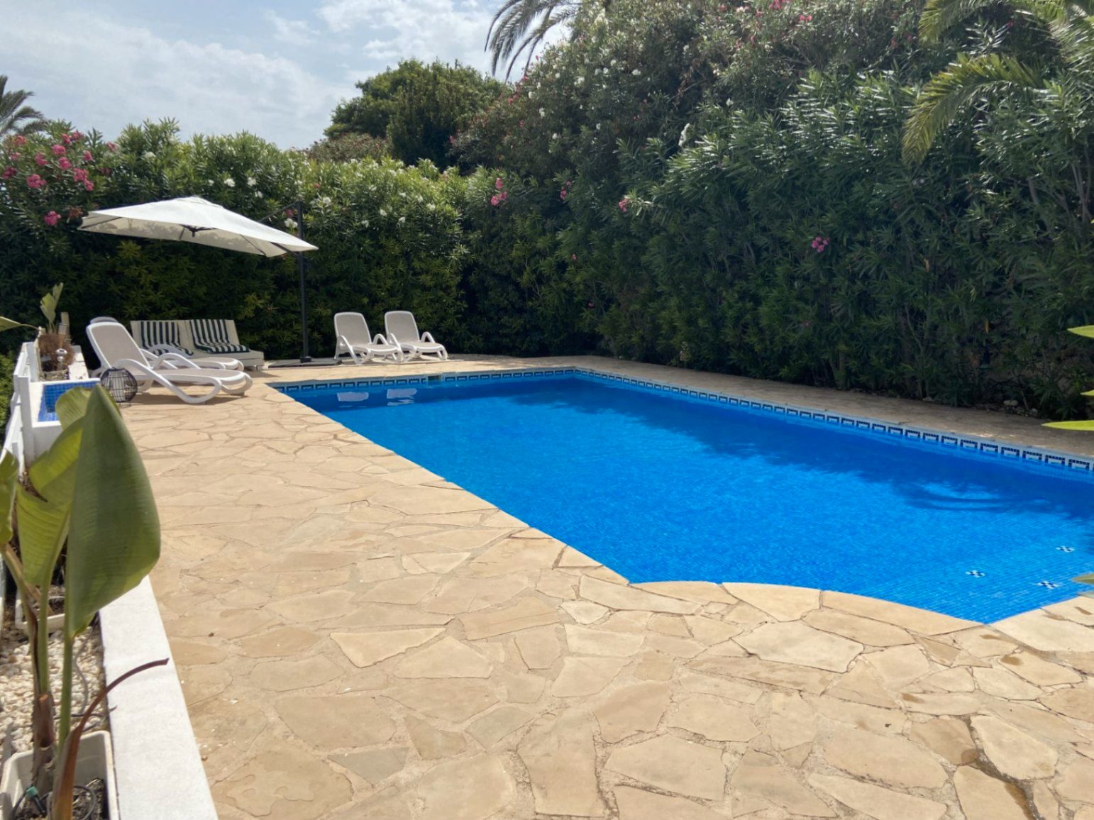 Swimming pool of Country house to rent in Jávea / Xàbia  with Air Conditioner, Heating and Private garden