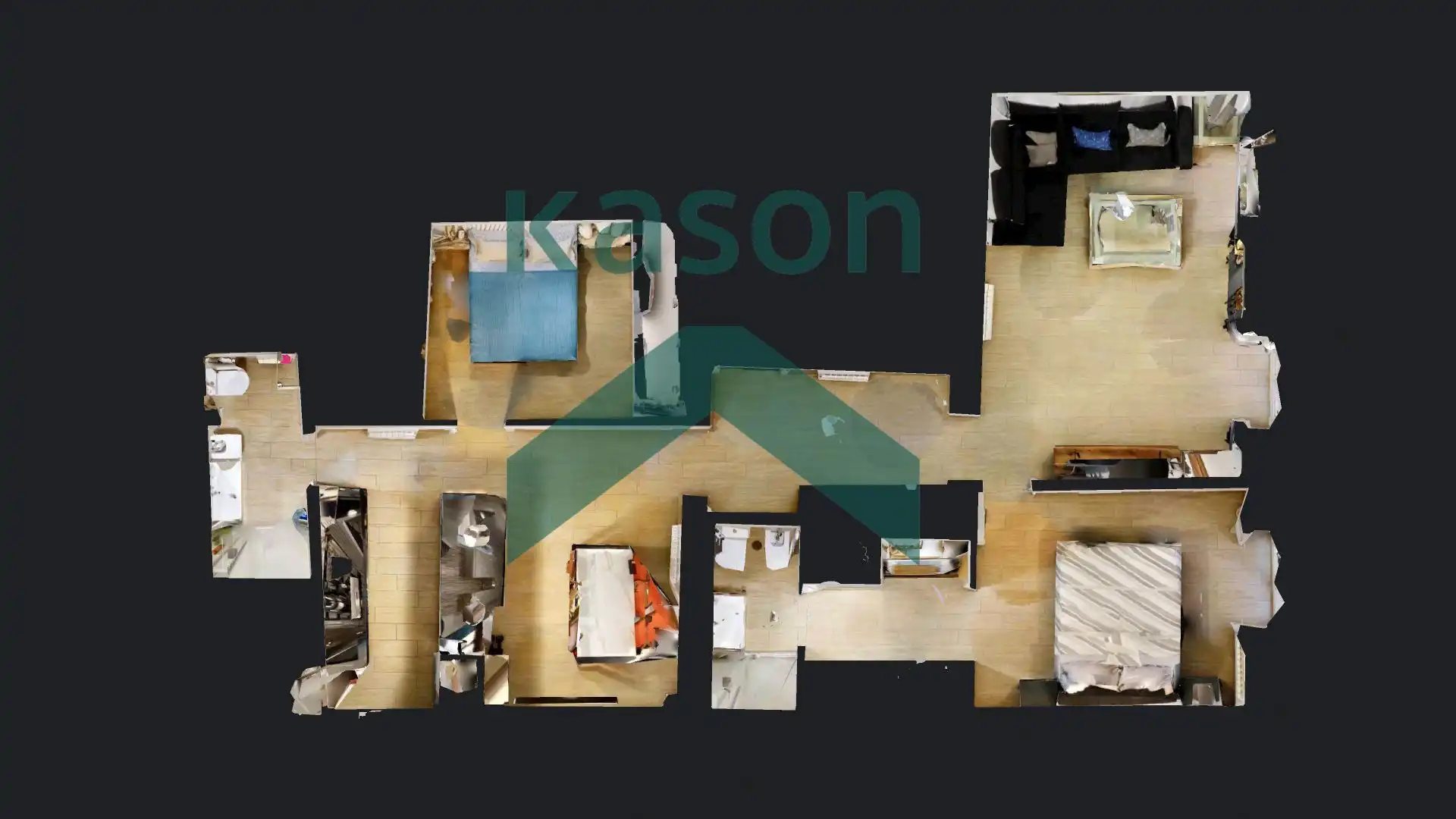 Bedroom of Flat for sale in Madrid  with Heating