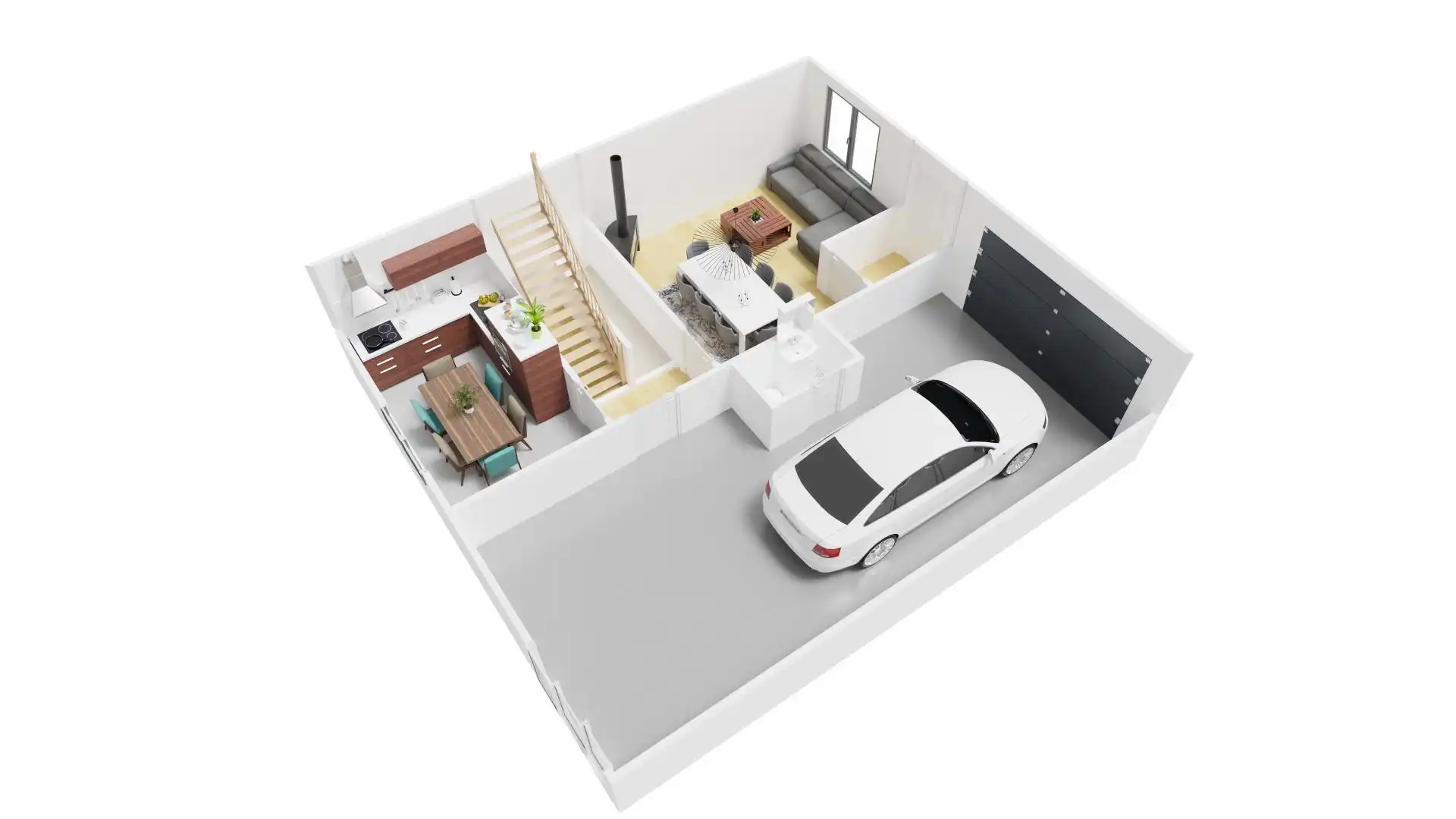 Houses for sale in Lagata  with Heating and Storage room