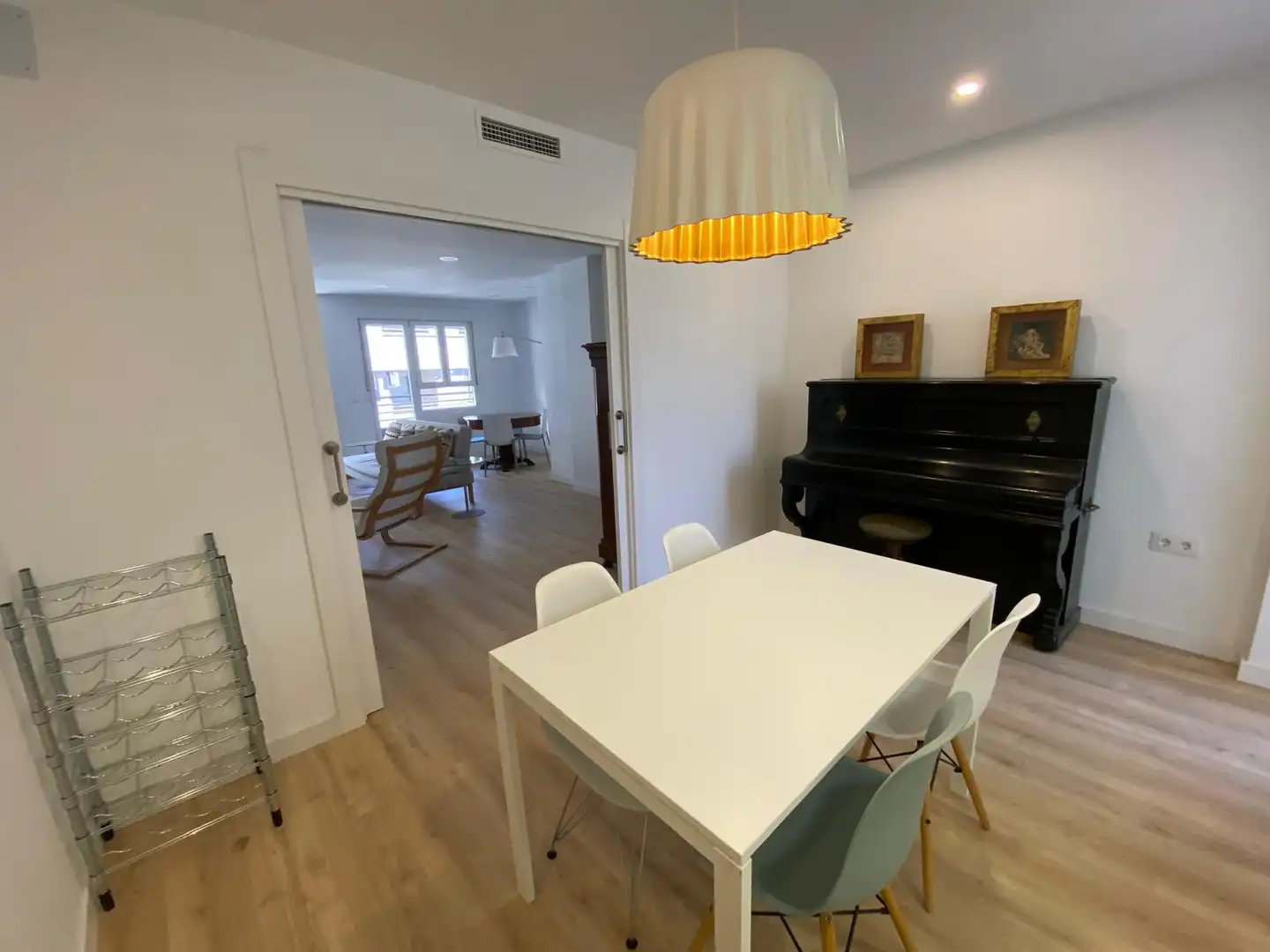 Dining room of Flat for rent in Albacete  with Air Conditioner, Heating and Parquet flooring