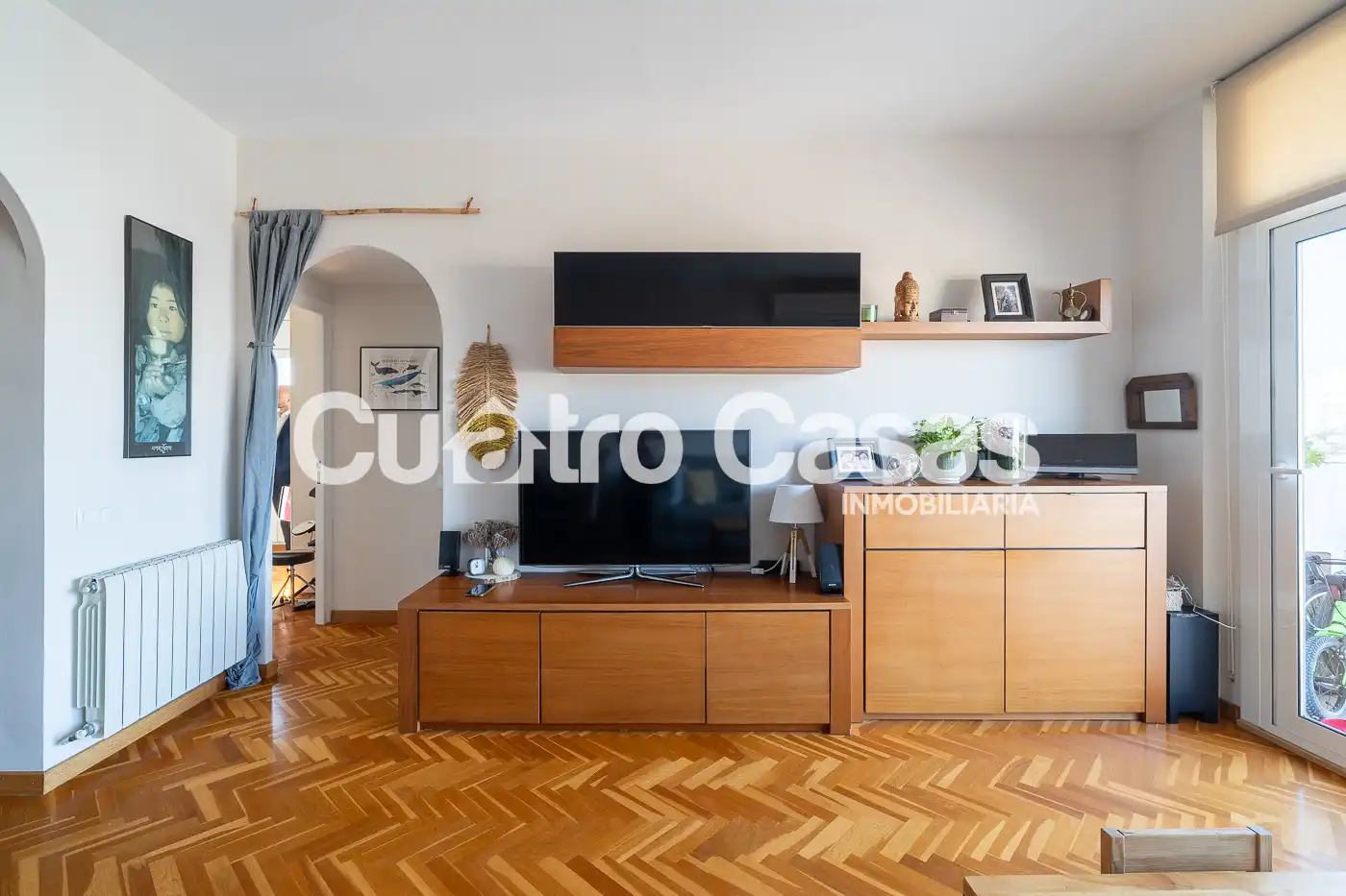 Sala de estar de Ático en venta en Barcelona con Aire acondicionado, Calefacción y Amueblado