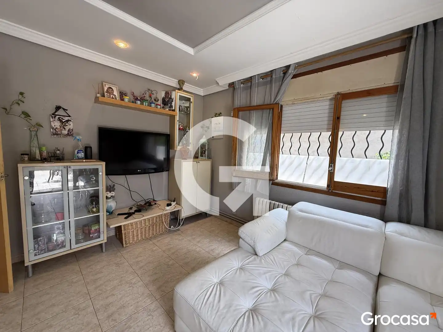 Sala de estar de Piso en venta en Les Franqueses del Vallès con Calefacción, Jardín privado y Terraza