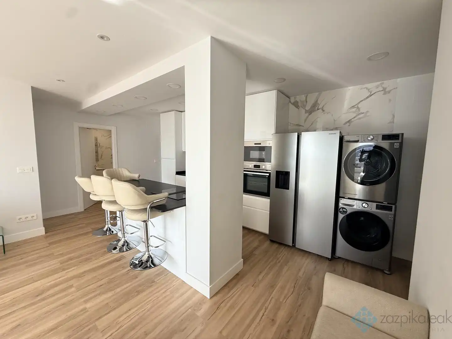 Kitchen of Flat for rent in Bilbao   with Heating and Furnished