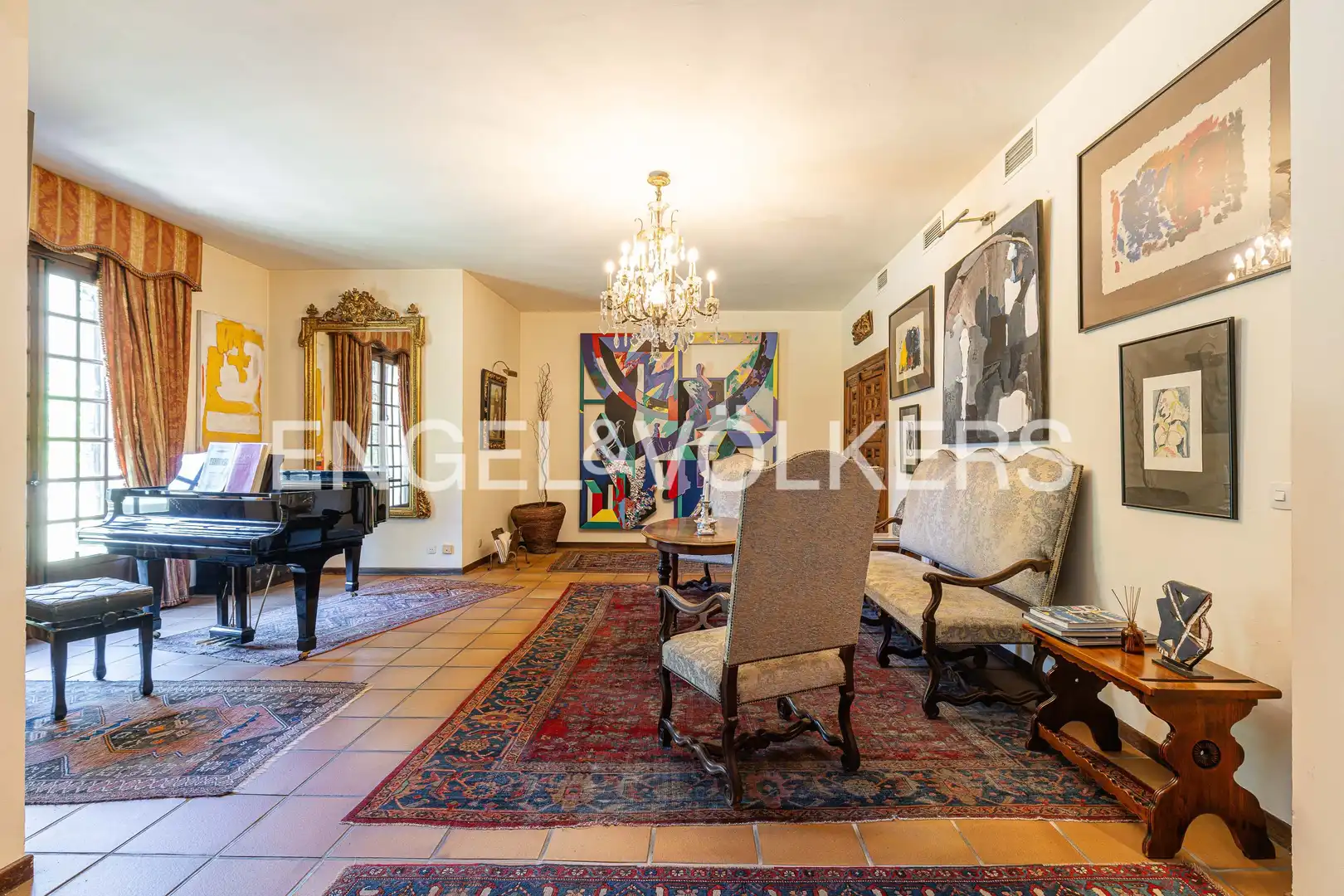 Comedor de Casa o chalet en venta en Pozuelo de Alarcón con Calefacción, Jardín privado y Piscina