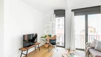 Living room of Flat for sale in  Barcelona Capital  with Air Conditioner and Balcony