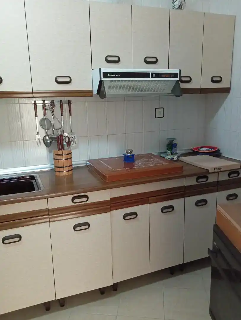 Kitchen of Flat for rent in El Cañavate    with Air Conditioner, Furnished and Oven