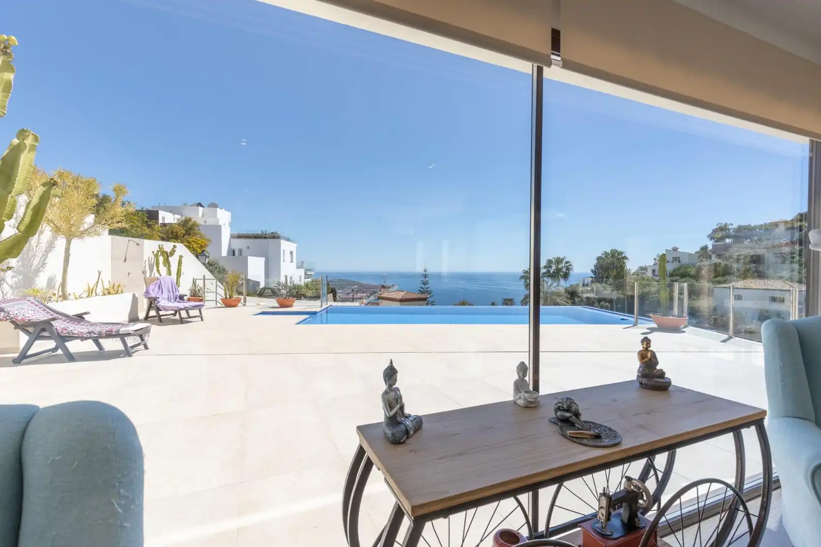 Terrassa de Casa o xalet en venda en Salobreña amb Aire condicionat, Jardí privat i Piscina