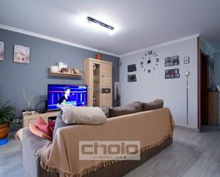 Living room of Flat for sale in Lugo Capital  with Heating, Terrace and Storage room