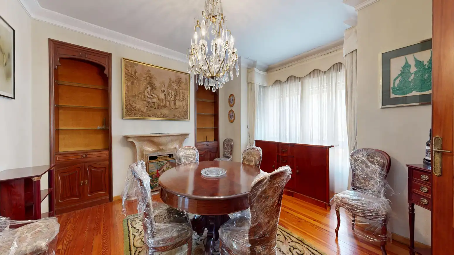 Dining room of Houses for sale in Tafalla  with Heating, Private garden and Parquet flooring