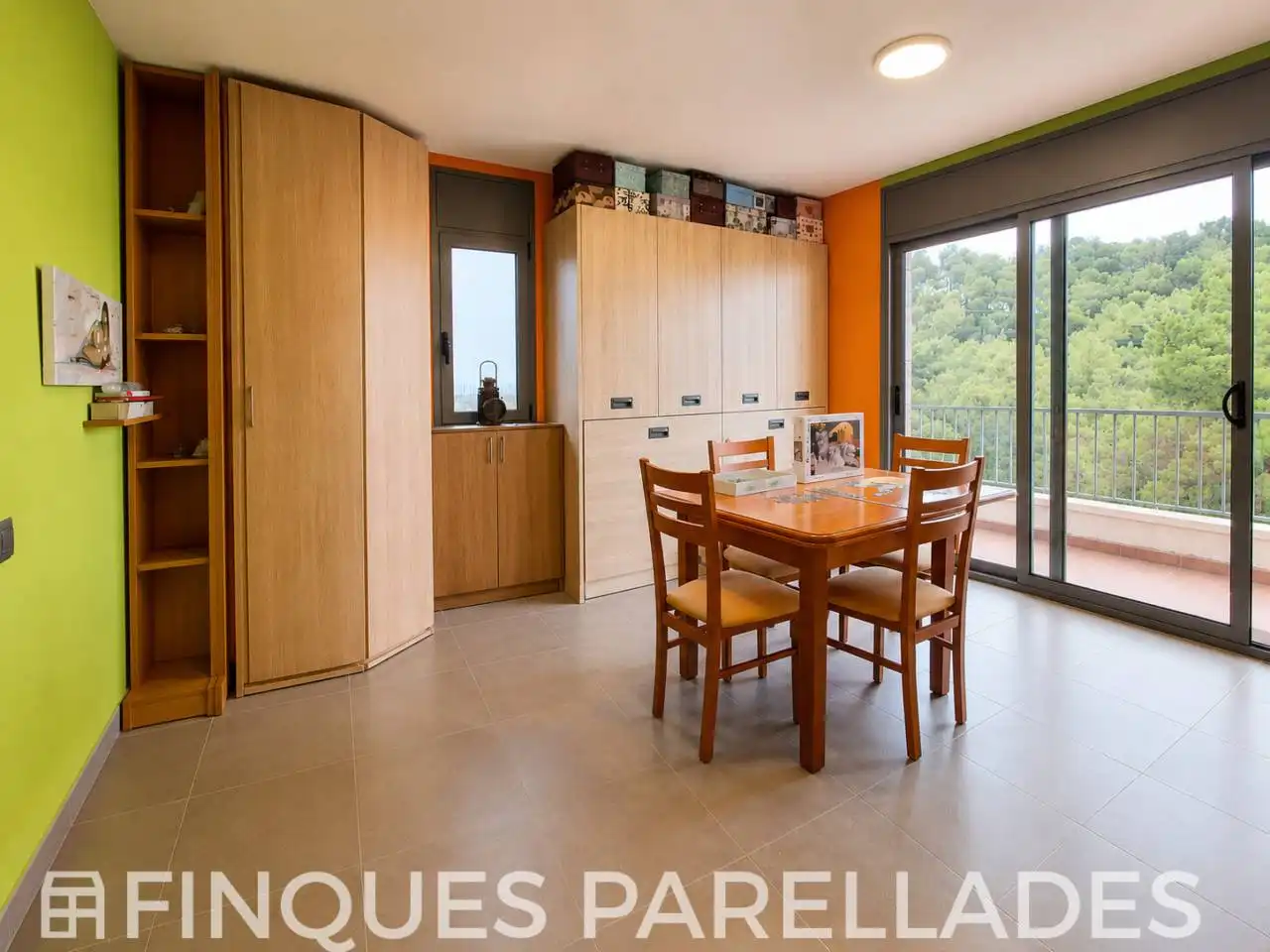Dining room of Houses for sale in Canyelles  with Air Conditioner, Heating and Private garden