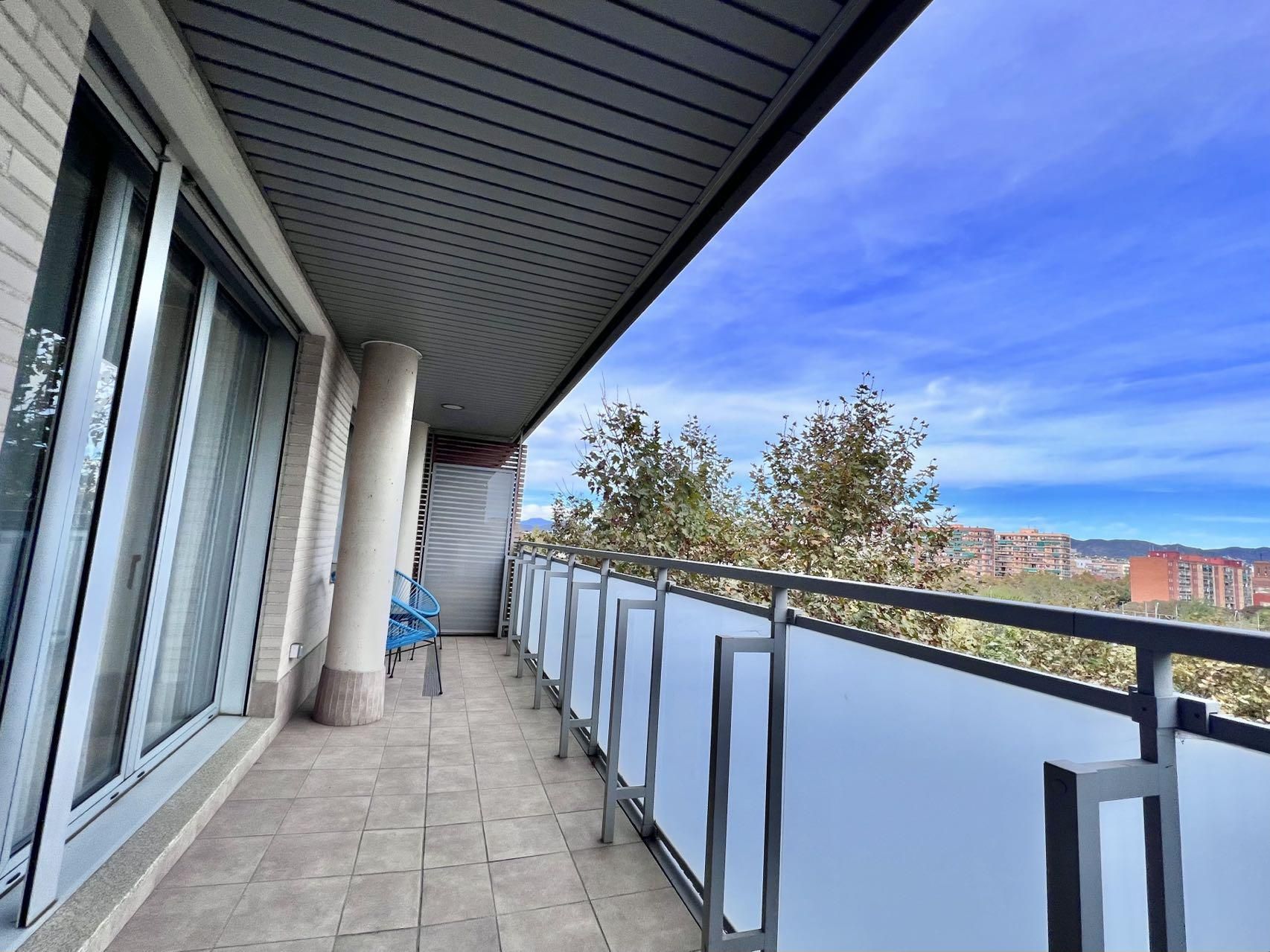 Terrace of Flat for sale in Sant Adrià de Besòs  with Heating, Terrace and Storage room