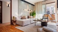 Living room of Apartment to rent in  Barcelona Capital  with Air Conditioner, Heating and Terrace