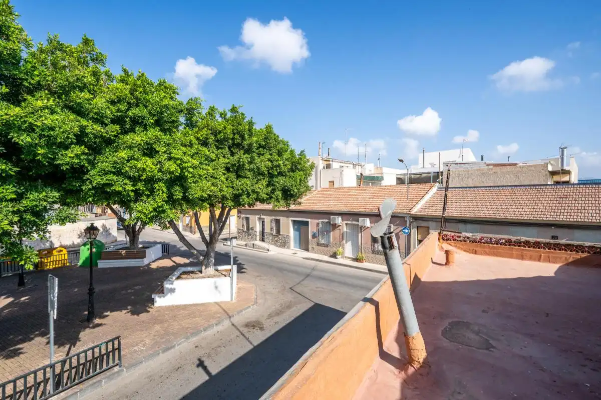 Vista exterior de Casa adosada en venda en Cox amb Calefacció, Jardí privat i Terrassa