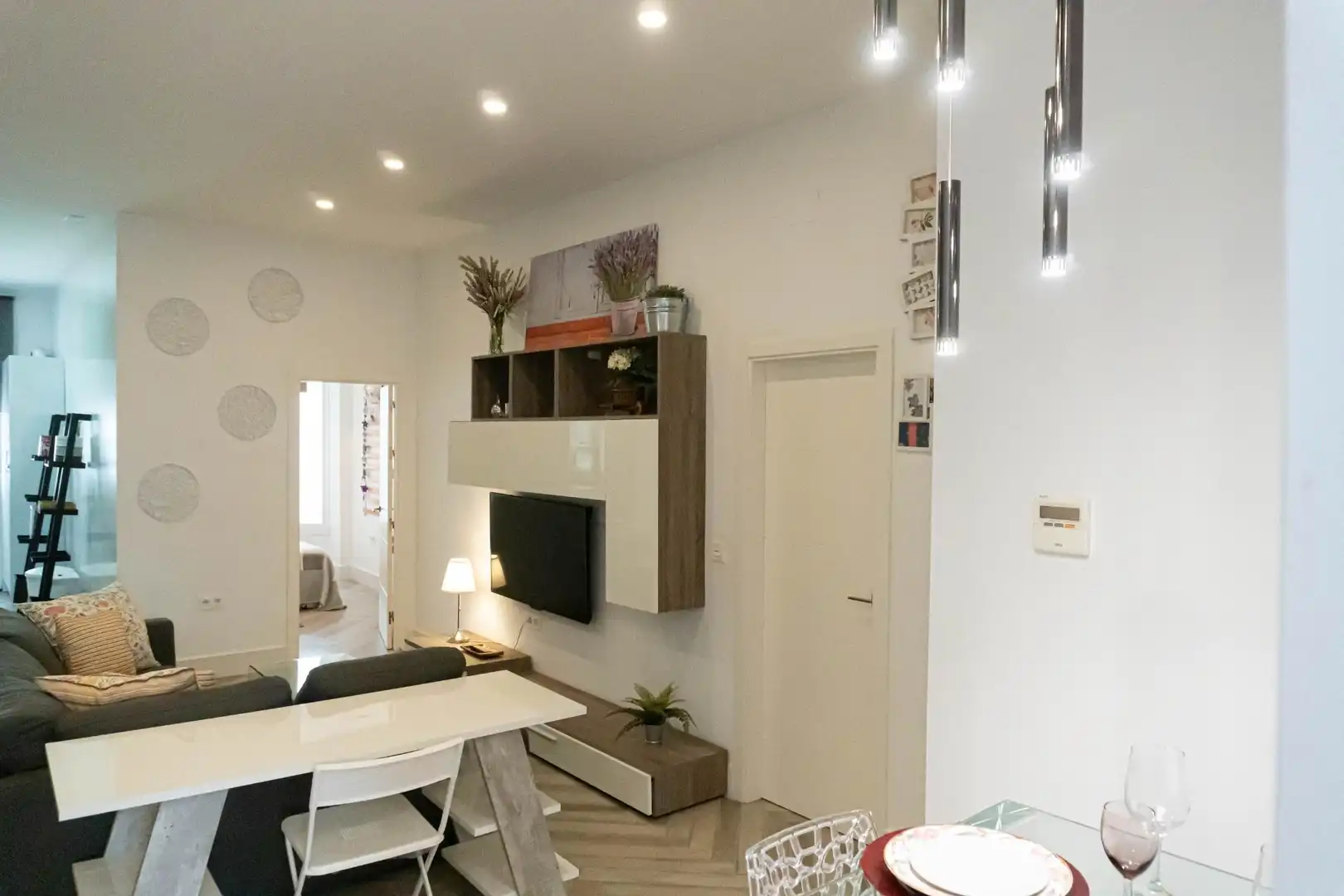 Sala d'estar de Planta baixa de lloguer en Sevilla amb Aire condicionat, Calefacció i Moblat