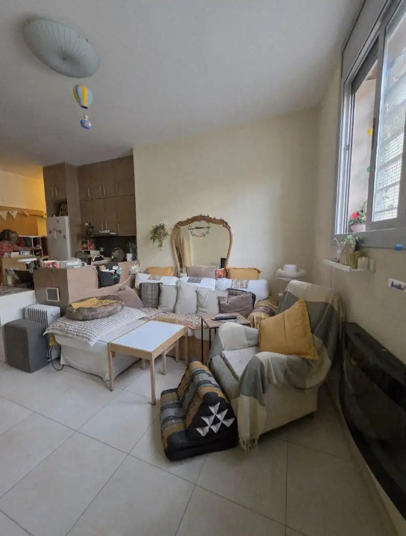Wohnzimmer von Wohnung zum Verkauf in Badalona mit Klimaanlage, Heizung und Terrasse
