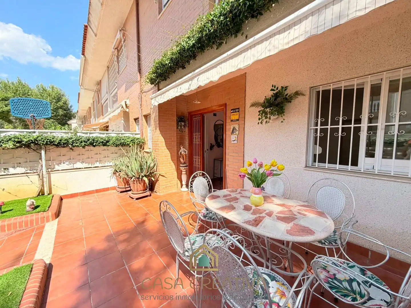 Terraza de Casa adosada en venta en Picanya con Jardín privado, Terraza y Trastero