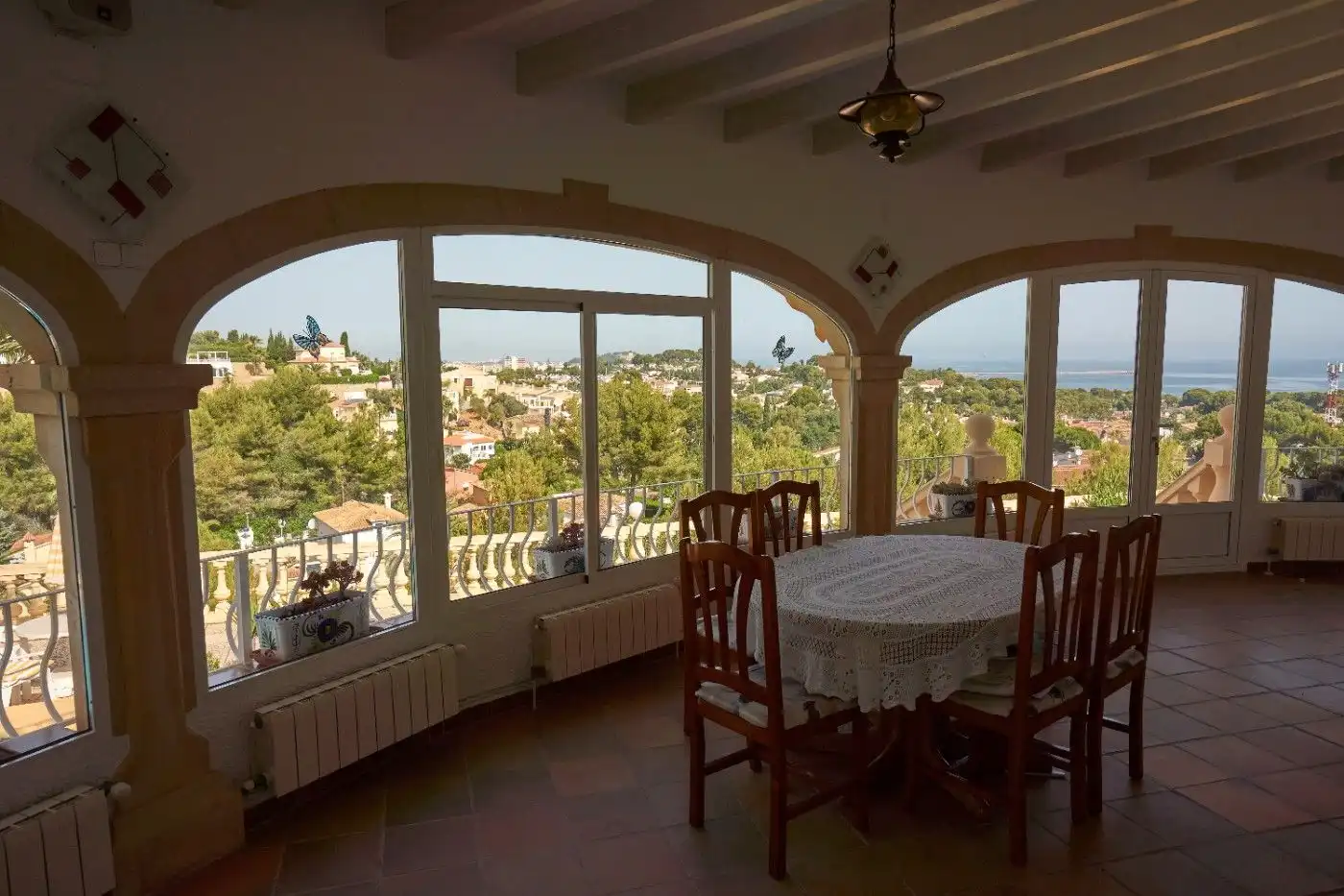 Comedor de Casa o chalet de alquiler en Dénia con Aire acondicionado, Jardín privado y Terraza
