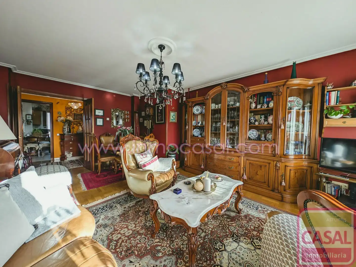Living room of Flat for rent in Avilés  with Heating, Terrace and Storage room