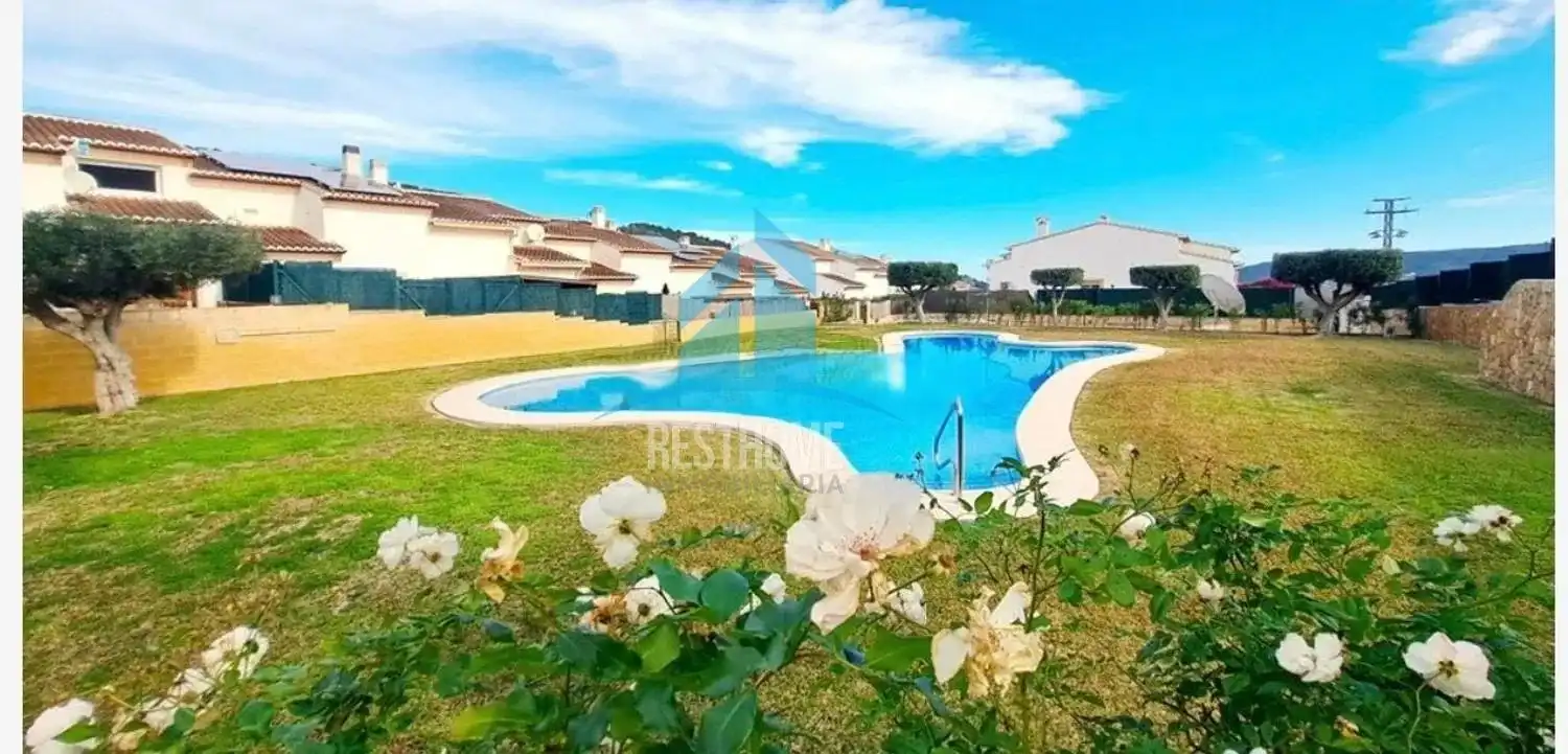 Jardí de Casa adosada en venda en Moraira amb Aire condicionat, Jardí privat i Terrassa