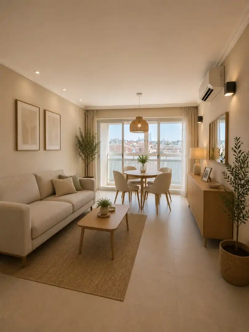 Sala de estar de Piso en venta en Mollet del Vallès con Balcón