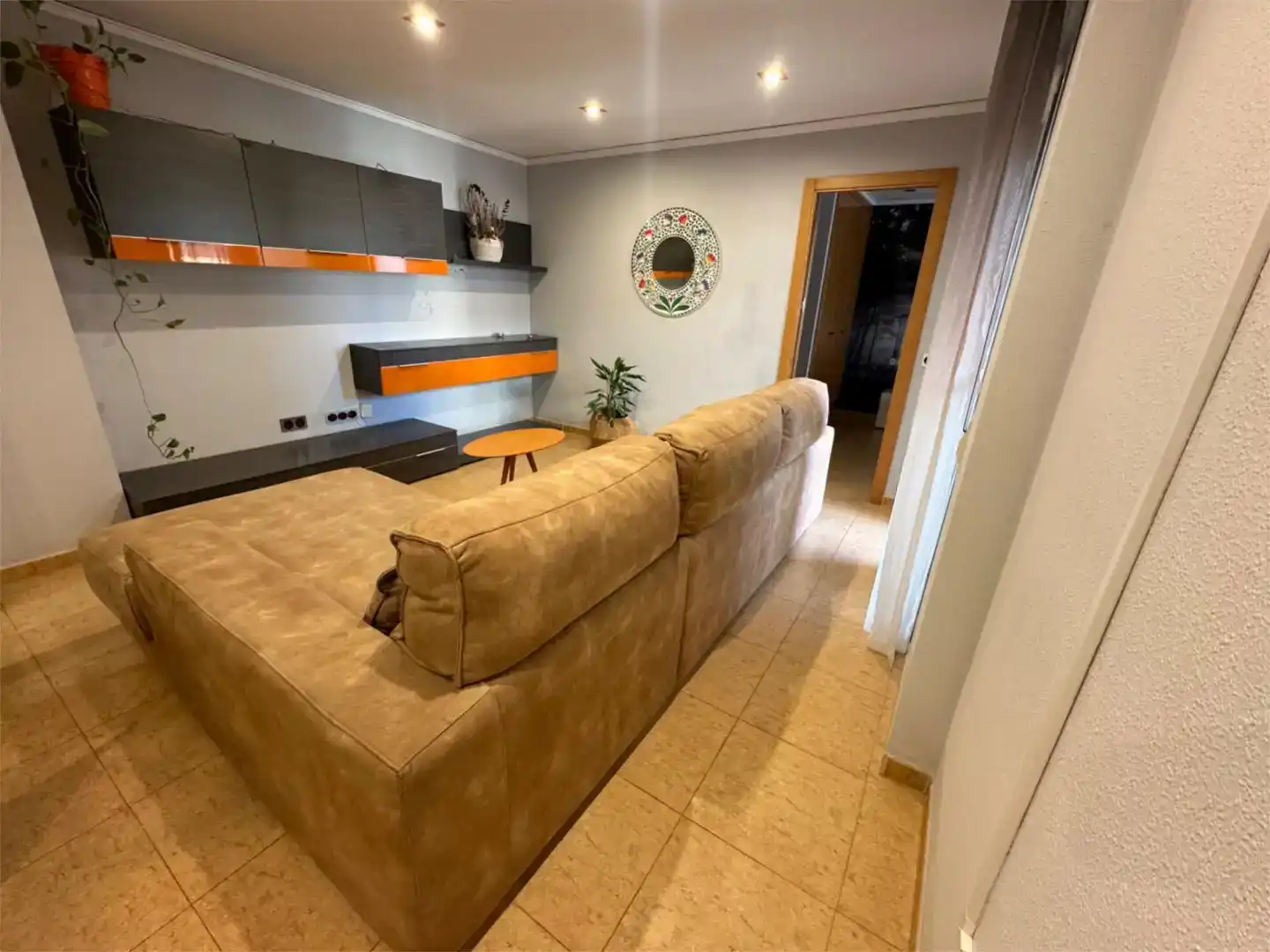 Sala d'estar de Pis en venda en Borriol amb Aire condicionat, Traster i Balcó