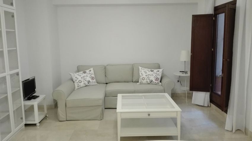 Living room of Apartment to rent in  Sevilla Capital  with Air Conditioner, Heating and Furnished