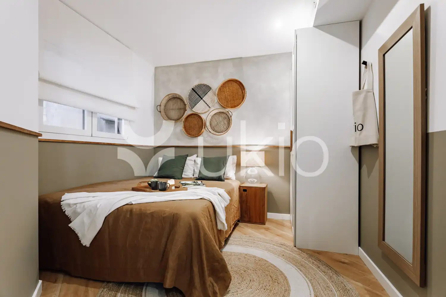 Bedroom of Apartments for rent in Barcelona  with Air Conditioner, Heating and Furnished