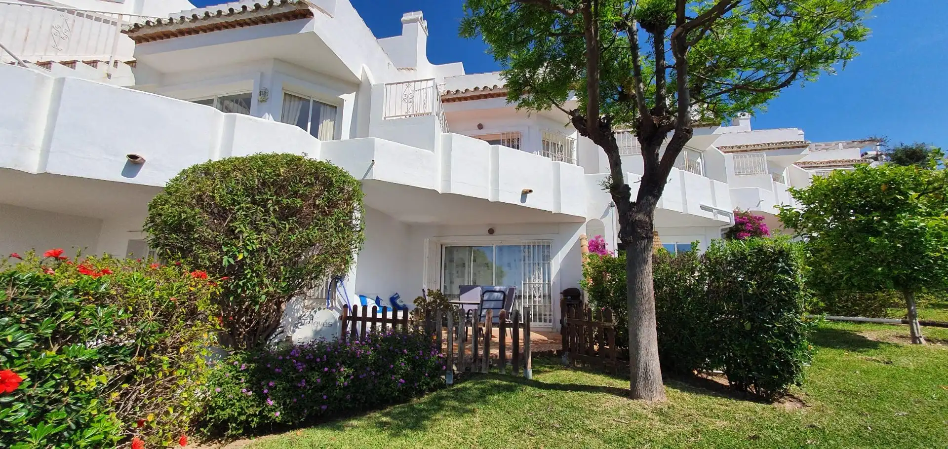 Jardí de Casa adosada en venda en Mijas amb Jardí privat, Terrassa i Traster