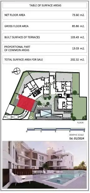 Apartments for sale in Jávea / Xàbia  with Terrace, Swimming Pool and Community pool