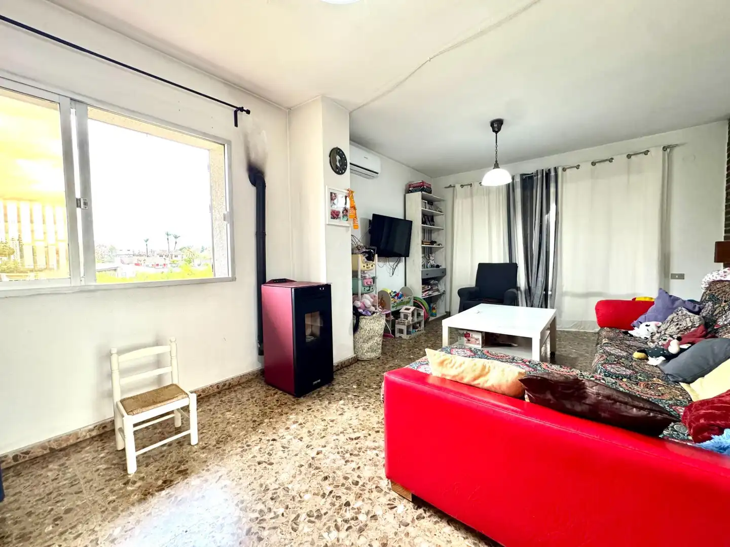 Living room of Houses for sale in Murcia  with Air Conditioner, Private garden and Terrace
