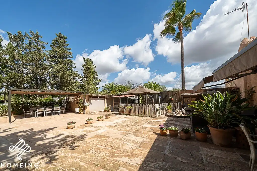 Terrassa de Finca rústica en venda en Llucmajor amb Aire condicionat, Calefacció i Jardí privat