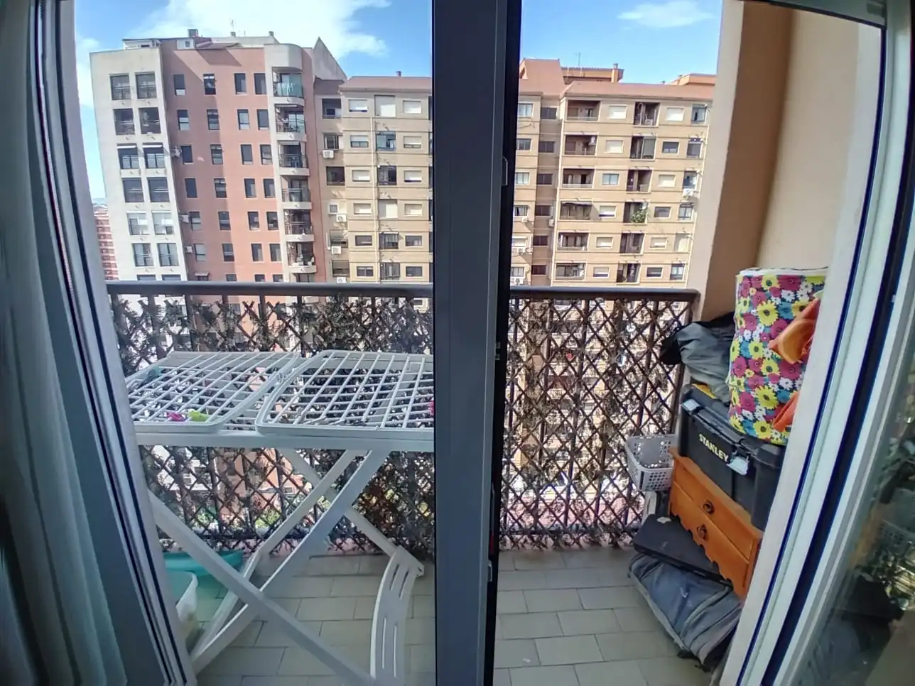 Terrasse von Wohnung zur Miete in Valencia mit Klimaanlage, Möbliert und Balkon