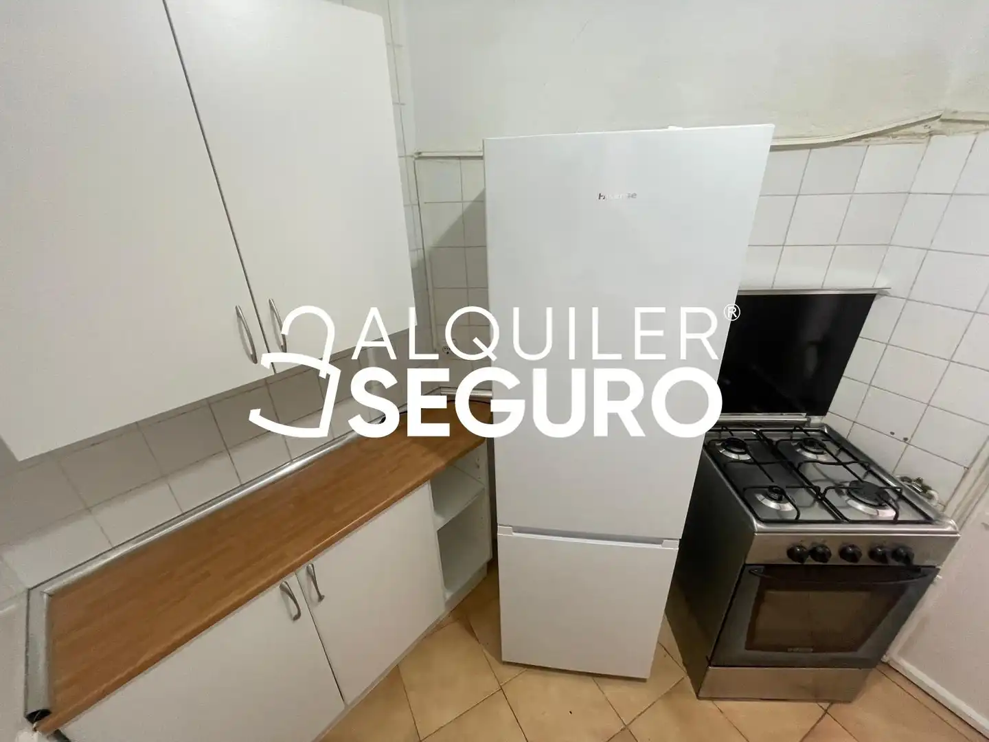 Kitchen of Flat for rent in Madrid  with Air Conditioner, Heating and Terrace