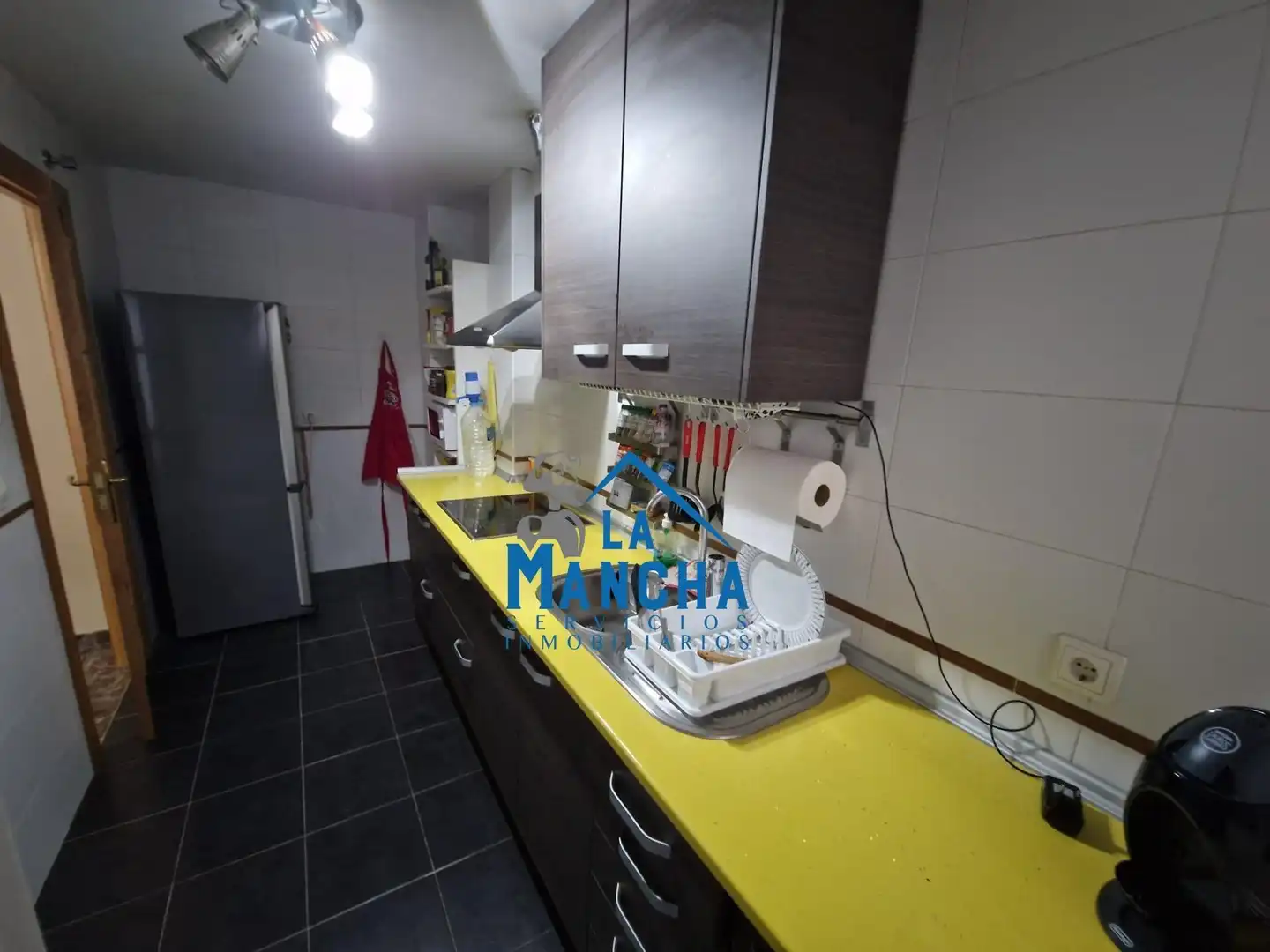 Kitchen of Flat for sale in Chinchilla de Monte-Aragón  with Heating, Terrace and Storage room
