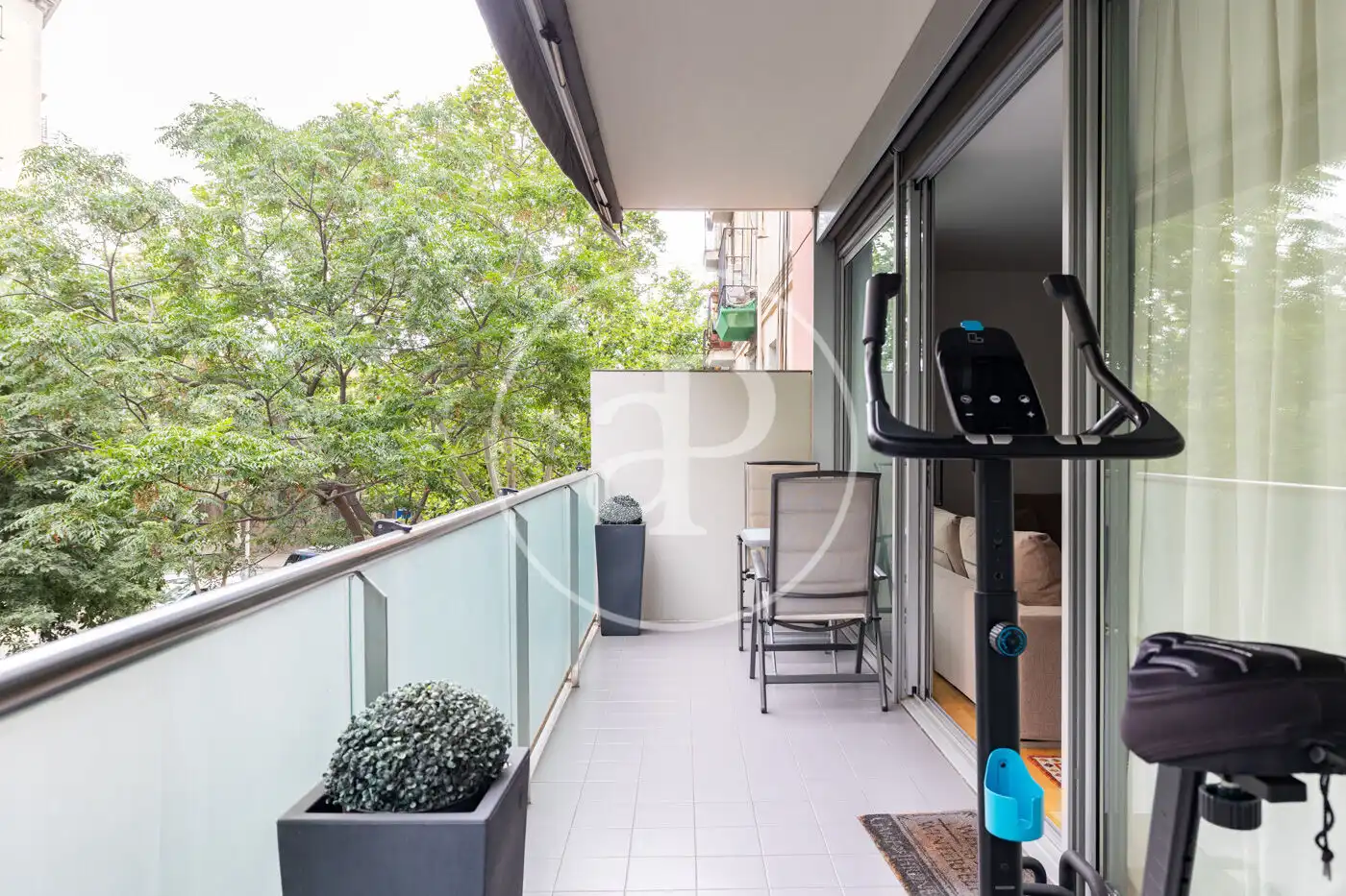 Balcony of Flat for sale in Barcelona  with Air Conditioner, Heating and Terrace