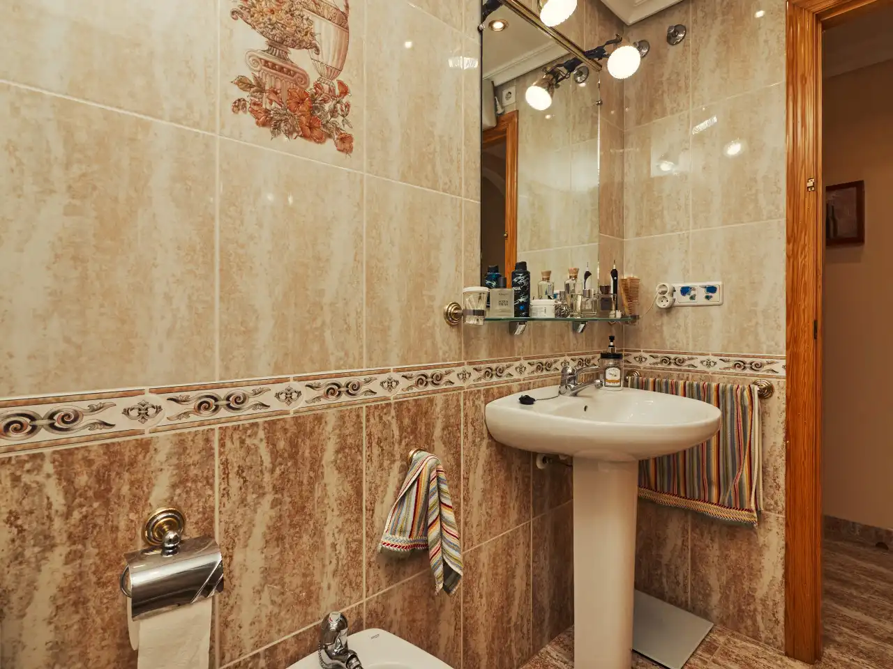 Badezimmer von Wohnungen zum Verkauf in Torrevieja mit Klimaanlage, Heizung und Terrasse