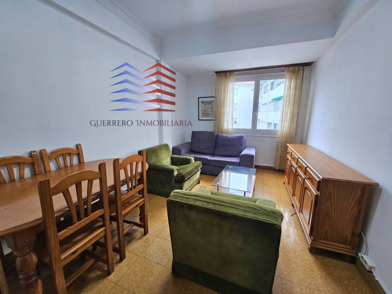 Exterior view of Flat to rent in Ourense Capital   with Heating, Storage room and Furnished
