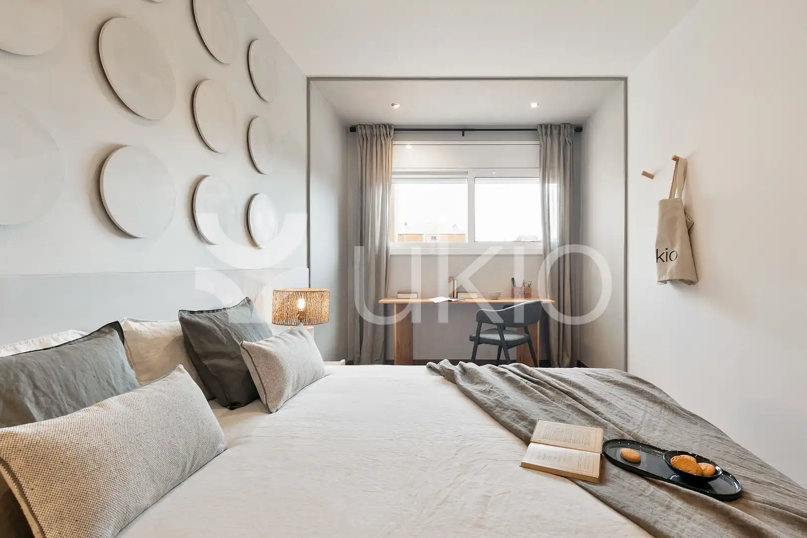 Bedroom of Apartments for rent in Barcelona  with Air Conditioner, Heating and Terrace