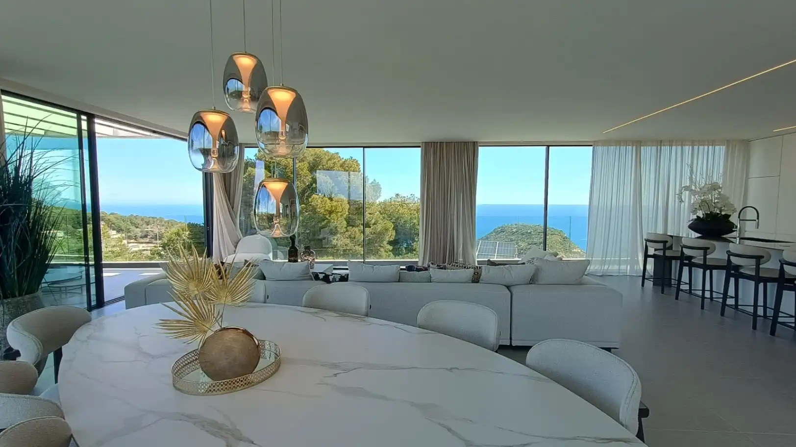 Sala d'estar de Casa o xalet en venda en Jávea / Xàbia amb Aire condicionat, Calefacció i Jardí privat