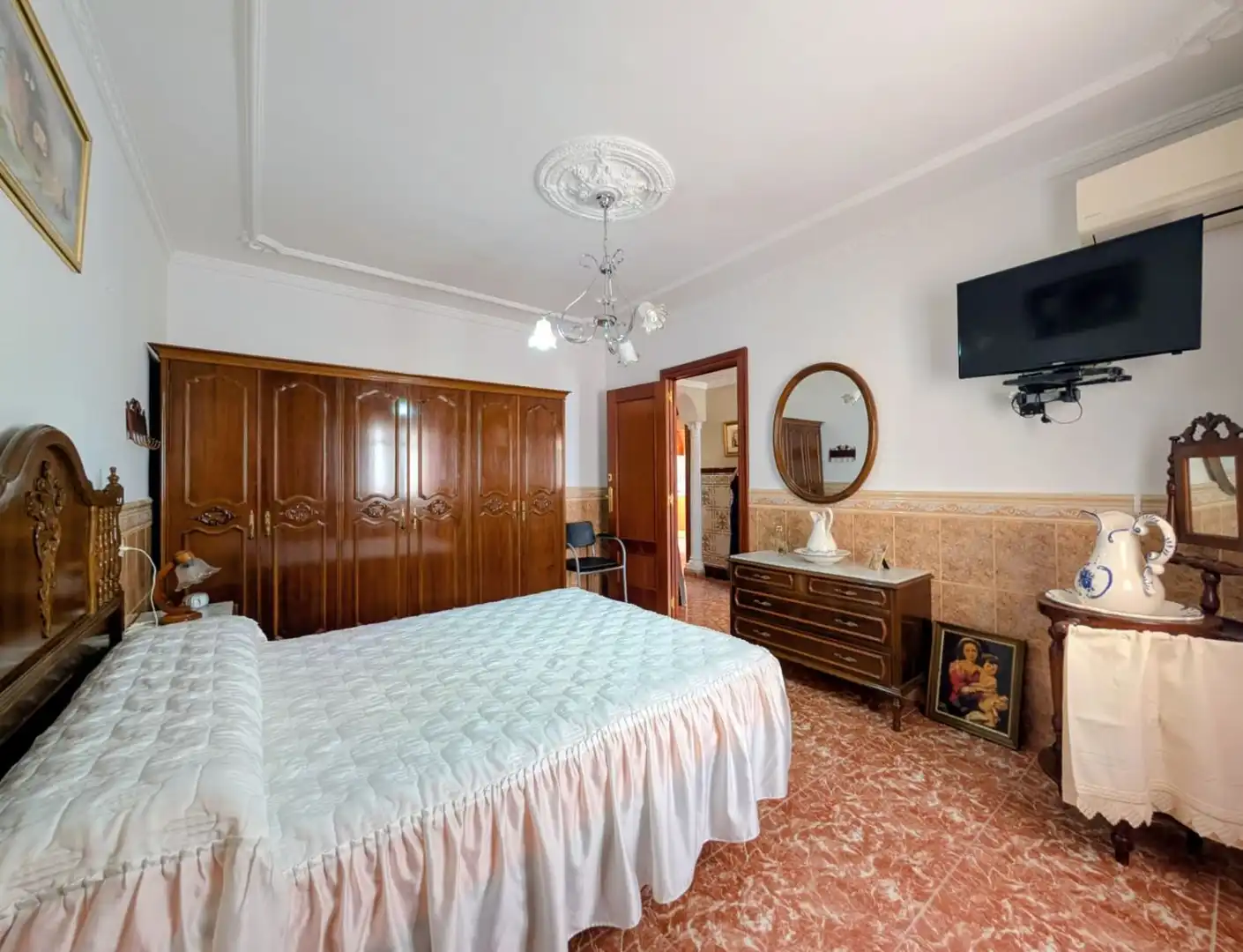 Dormitori de Casa o xalet en venda en Villanueva de Tapia amb Aire condicionat, Terrassa i Traster