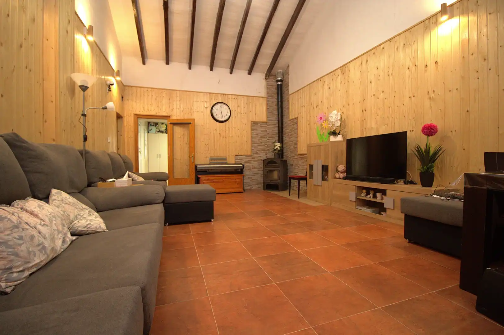 Sala d'estar de Casa o xalet en venda en Murcia amb Aire condicionat, Terrassa i Traster