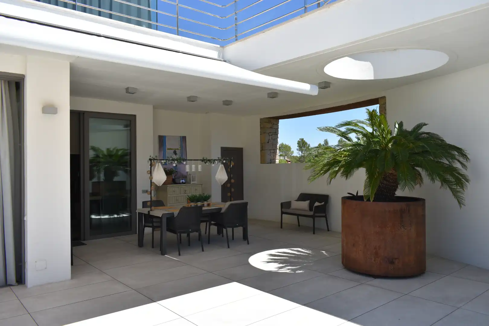 Terraza de Casa o chalet en venta en Mont-roig del Camp con Aire acondicionado, Calefacción y Jardín privado