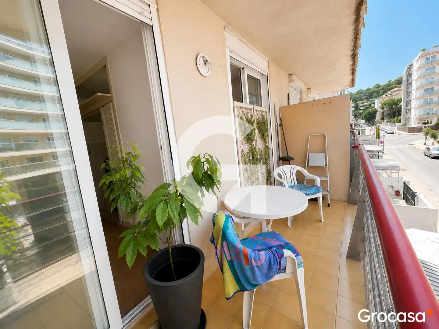 Terraza de Apartamento en venta en Calella con Amueblado, Lavadora y TV