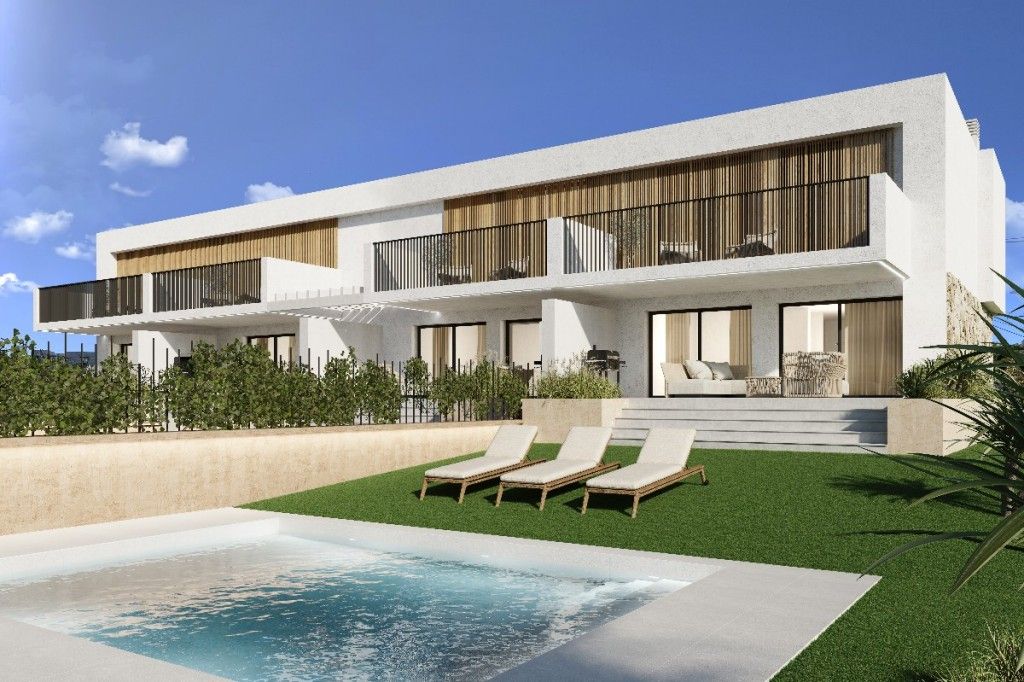 Vista exterior de Casa o xalet en venda en Alcúdia amb Aire condicionat, Jardí privat i Terrassa